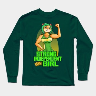 Ami Strong Independent Bandigirl Long Sleeve T-Shirt